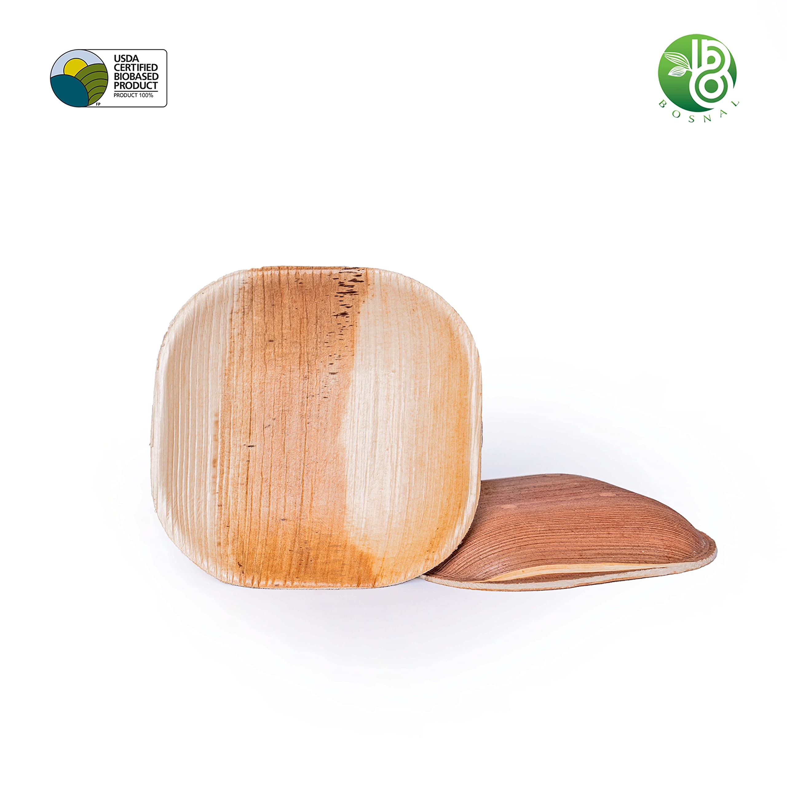 BOSNAL Palm Leaf Plates